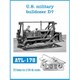 ATL-178 1/35 米 ブルドーザーD7 履帯 [プラモデル用パーツ]