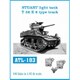 ATL-183 1/35 M3スチュアート軽戦車 T36E6型トラック 履帯 [プラモデル用パーツ]