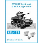 ATL-183 1/35 M3スチュアート軽戦車 T36E6型トラック 履帯 [プラモデル用パーツ]