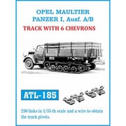 ATL-185 1/35 WWII ドイツ オペル マウルティア/I号戦車A/B型用 履帯 [プラモデル用パーツ]