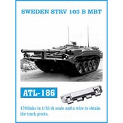 ATL-186 1/35 現用 スウェーデン Strv.103B主力戦車用 履帯 [プラモデル用パーツ]