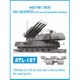 ATL-187 1/35 現用 露/ソ連 9K37M1ブーク 防空ミサイルシステム/2S3アカーツィヤ 152mm自走榴弾砲用 履帯 [プラモデル用パーツ]