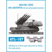 ATL-187 1/35 現用 露/ソ連 9K37M1ブーク 防空ミサイルシステム/2S3アカーツィヤ 152mm自走榴弾砲用 履帯 [プラモデル用パーツ]