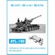 ATL-190 1/35 現用 アメリカ M107 175mm自走カノン砲/M110 203mm自走榴弾砲/M578装甲回収車用 履帯 [プラモデル用パーツ]