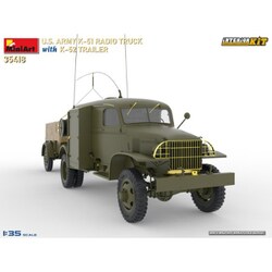 ミニアート 1/35 アメリカ K-51 無線トラック・K-52 トレーラー イ Amazon | ミニアート 1/35 アメリカ K-51 無線トラック・K-52