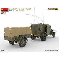 ミニアート 1/35 アメリカ K-51 無線トラック・K-52 トレーラー イ Amazon | ミニアート 1/35 アメリカ K-51 無線トラック・K-52