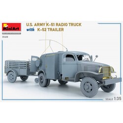 ミニアート 1/35 アメリカ K-51 無線トラック・K-52 トレーラー イ sieikan_5905937497297