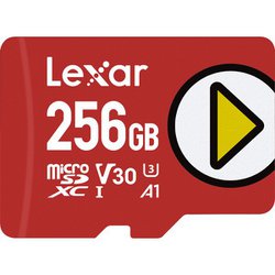 Lexar PLAY microSDXCカード 256GB UHS-I U3 V30 A1 LMSPLAY256G-B1NNJ
