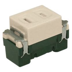 WN1051F [アドバンスシリーズ 埋込シングル扉付コンセント ベージュ]