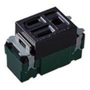 WN1101B [アドバンスシリーズ 埋込シングル接地コンセント ブラック]