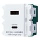 WN1477CW [埋込充電用USBコンセント2ポート 18W USB-A・C セラミックホワイト]