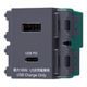 WN1477H [埋込充電用USBコンセント2ポート 18W USB-A・C グレー]