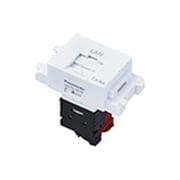 WZ7519CW [情報モジュラジャック 組立 CAT6A 埋込型 セラミックホワイト]