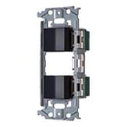 WNSS50492B [SO-STYLE 埋込スイッチセット スイッチE、C マットブラック]