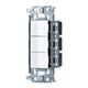 WNSS51555W [SO-STYLE 埋込スイッチセット ほたるスイッチC×3 マットホワイト]