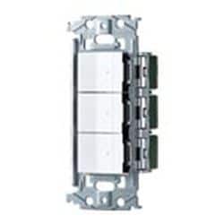 WNSS51555W [SO-STYLE 埋込スイッチセット ほたるスイッチC×3 マットホワイト]