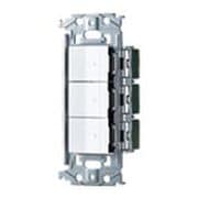 WNSS51555W [SO-STYLE 埋込スイッチセット ほたるスイッチC×3 マットホワイト]