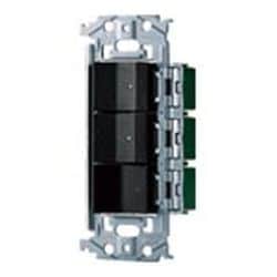 WNSS51558B [SO-STYLE 埋込スイッチセット ほたるスイッチC×2、パイロットスイッチC 0.5A マットブラック]