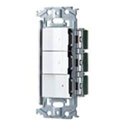 WNSS51558W [SO-STYLE 埋込スイッチセット ほたるスイッチC×2、パイロットスイッチC 0.5A マットホワイト]