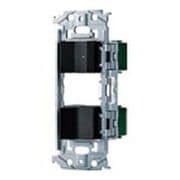 WNSS51598B [SO-STYLE 埋込スイッチセット ほたるスイッチC、パイロットスイッチC 0.5A マットブラック]