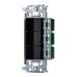 WNSS51888B [SO-STYLE 埋込スイッチセット パイロットスイッチC 0.5A×3 マットブラック]