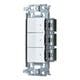 WNSS51888W [SO-STYLE 埋込スイッチセット パイロットスイッチC 0.5A×3 マットホワイト]