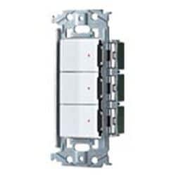 WNSS51888W [SO-STYLE 埋込スイッチセット パイロットスイッチC 0.5A×3 マットホワイト]