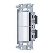 WNSS52292W [SO-STYLE 埋込ロングハンドルスイッチセット スイッチC×2 マットホワイト]