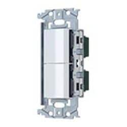 WNSS52492W [SO-STYLE 埋込ロングハンドルスイッチセット スイッチE、C マットホワイト]