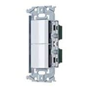 WNSS52494W [SO-STYLE 埋込ロングハンドルスイッチセット スイッチE×2 マットホワイト]