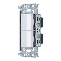 WNSS53696W [SO-STYLE 埋込ロングハンドルスイッチセット ほたるスイッチE×2 マットホワイト]