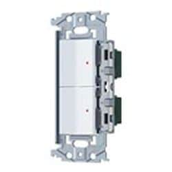 WNSS53797W [SO-STYLE 埋込ロングハンドルスイッチセット パイロットスイッチC 4A×2 マットホワイト]