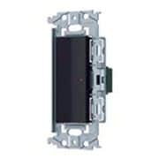 WNSS53989B [SO-STYLE 埋込ロングハンドルスイッチセット パイロットスイッチC 0.5A マットブラック]