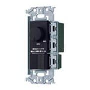 WNS575830B [SO-STYLE LED 埋込逆位相調光スイッチC スイッチC 適合LED専用3.2A ロータリー式 下限照度設定機能付 マットブラック]