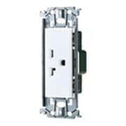 WTL19223MW [SO-STYLE 15A・20A兼用埋込接地コンセント 250V 金属枠付 マットセラミックホワイト]