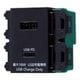 WN1477MB [SO-STYLE 埋込充電用USBコンセント2ポート 18W USB-A・C マットブラック]