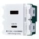 WN1477MCW [SO-STYLE 埋込充電用USBコンセント2ポート 18W USB-A・C マットセラミックホワイト]