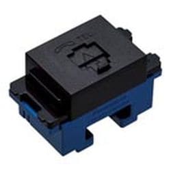 SO-STYLE 埋込テレホンモジュラジャック 6極2心 フル端子 マットブラック WNT15629MB