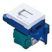 NR3160MCW [ぐっとすシリーズ情報モジュラジャック CAT5E 埋込型 マットセラミックホワイト]