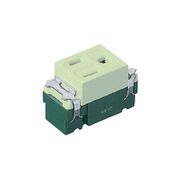 WN1101LG [コスモシリーズワイド21 埋込接地コンセント ライトグリーン]
