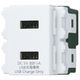 WN1476SW [コスモシリーズワイド21 埋込充電用USBコンセント 2ポート 3A ホワイト]