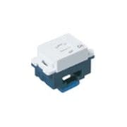 WN4623WK [コスモシリーズワイド21 埋込C付テレホンモジュラジャック 6極2心 ホワイト]