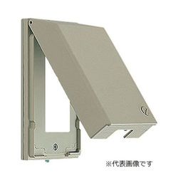 WTF7972 [コスモシリーズワイド21 ガードプレート 樹脂製 コンセント2コ用 取付枠付]