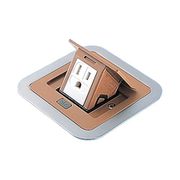 DU1302AK [住宅用F型アップコン角型 アース付1個口 ブラウン（バーチ）]