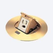 DU5656PK [アップコンフラットゴールド丸型 抜け止めアース付1コ口]