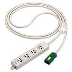 ハーネス用OAタップ 4コ口抜け止めアース付電源表示ランプ付 3M グレー WFA66347HG