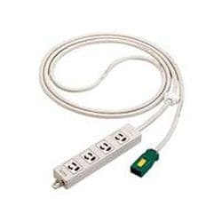 ハーネス用OAタップ 4コ口抜け止めアース付電源表示ランプ付 5M グレー WFA66547HG