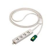 ハーネス用OAタップ 4コ口抜け止めアース付電源表示ランプ付 5M グレー WFA66547HG