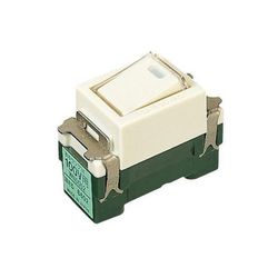 フルカラー 埋込ネームスイッチD 両切 ネーム付 グレー WN5063H