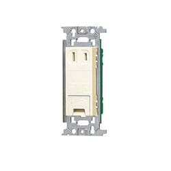 WN1031K [フルカラー 埋込アースターミナル付コンセント フラット型]